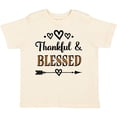 thumbnail image 3 of Inktastic Thanksgiving Greeting Thankful Blessed Girls Toddler T-Shirt, 3 of 5