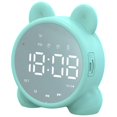 thumbnail image 1 of Despertador para niños Altavoz Bluetooth Despertador de cabecera, Verde claro, 1 of 3