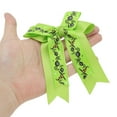 thumbnail image 4 of Unique Bargains 1 Pc Duckbill Clip Halloween Bow Double-layer Ribbon Hair Clip for Women Green, 4 of 5