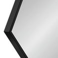 thumbnail image 4 of Kate and Laurel Rhodes 6-Sided Hexagon Wall Mirror, 30.75x34.75 Black, 4 of 8