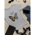 thumbnail image 3 of Leopard Butterfly Quote T-Shirt Women -Image by Shutterstock, Female 4X-Large, 3 of 4
