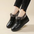 thumbnail image 5 of EKVAHL Women's Orthopedic Winter Ankle Boots, Snow Booties Walking Shoes, Arch Support Side Zipper Non Slip Outdoor Daily Camping Shoes Black, 5 of 5