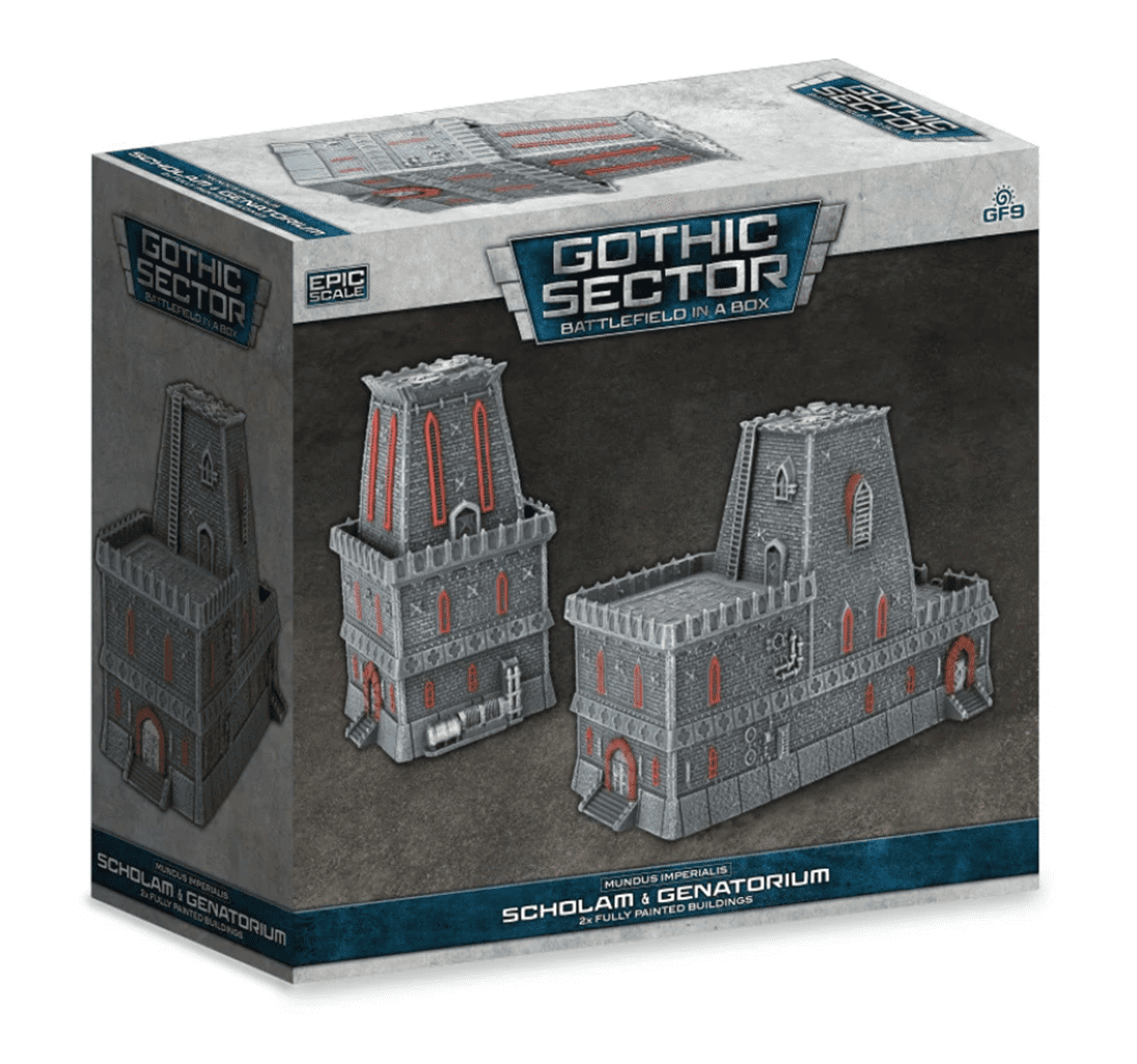 Galeforce Nine Battlefield in a Box - Gothic Sector - Mundus Imperialis - Scholam & Genatorium