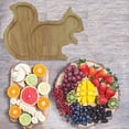 thumbnail image 4 of D- para Aperitivos,Ahorra Espacio,Bandeja para Aperitivos Ardilla,Bandeja Madera para Aperitivos,Bandeja para Frutas y Peras,Recipiente para Frutos Secos, Accesorios Vajilla, 4 of 5