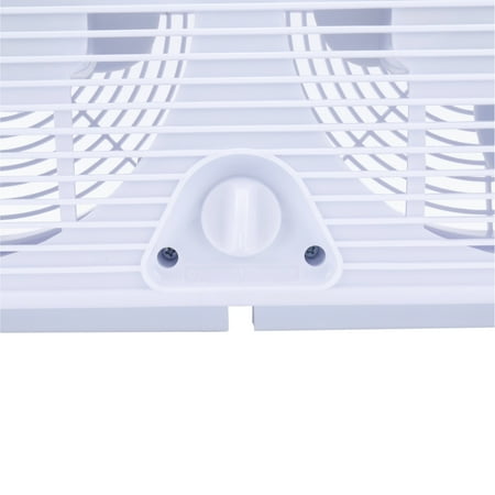Optimus - 7" Reversible Twin Window Fan - White