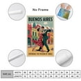 thumbnail image 2 of La Boca Classic Poster Retro Buenos Aires Cityscape with Culture & Landmarks Canvas Poster, 2 of 8