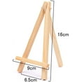 thumbnail image 5 of 10Pcs Wood Mini Easel Triangle Frame, Wedding Table Card Stand Display Holder, Children Painting Craft Artist Supplies, 5 of 8