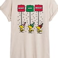 thumbnail image 3 of Peanuts - Woodstock Merry And Bright Christmas - Women's Oversized Graphic T-Shirt, 3 of 6