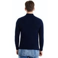 thumbnail image 4 of LANPULUX 100 Merino Wool, Wool Quarter Zipper Sweater, Long-Sleeved Men Sweater, the Most Suitable Gift for the Family, Male Pullover, 4 of 5