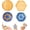 Style C-2 Sets, variant on DIY Glass Mosaic Tiles Kit for Adults with Wooden Coasters, Mixed Color Mosaic Art Craft Kit for Home Decor Gifts, Multiple Options: 2/3/4 Sets & Styles (Colorful, Rabbit, Mixed Color, Style B/C/D)