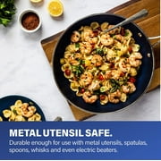 Granitestone Diamond 20 Pc Pots and Pans Set Non Stick Cookware Set with Mineral and Diamond Coating, Pot and Pan Set with Bakeware Set and Utensils, Non Stick Pots and Pan Set, Blue