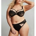 thumbnail image 4 of Sculptresse by Panache Josephine Full Cup Underwire Bra (10855),42F,Black/Latte, 4 of 5