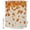 Light Beige Red Orange, variant on Shower Curtains for Bathroom, Thanksgiving Waterproof Fabric Shower Curtain, Retro Orange Fall Maple Leaves Autumn Decorative Bathroom Curtain for Bathtub, 72"x78", No Hooks Included