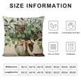 thumbnail image 5 of Chilfamy   Spring Summer Leaf Pillow Covers Watercolor Eucalyptus Leaves Couch Pillow Cases Sage Green Farmhouse Throw Pillows Home Decor for Living Room Bedroom Bed Cushion Outdoor White, 5 of 5