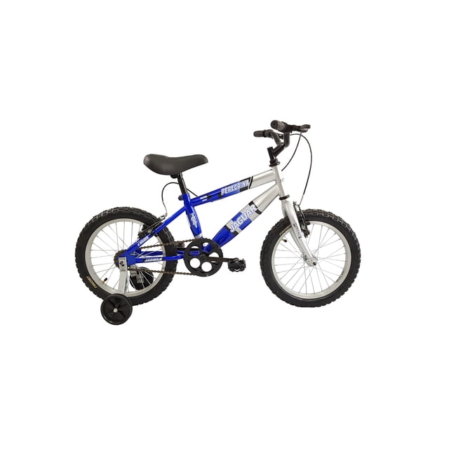 Bicicleta Infantil Para Niño Con Ruedas Entrenadoras Rodada 16 Azul BLACK PANTHER PEREGRINA$MONTAÑA