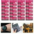 thumbnail image 2 of lixuesong Cell Coin AG3 1.55V Button Batteries SR41 192 L736 384 SR41SW CX41 LR41 392 for Lamps Watches Cameras, 2 of 3