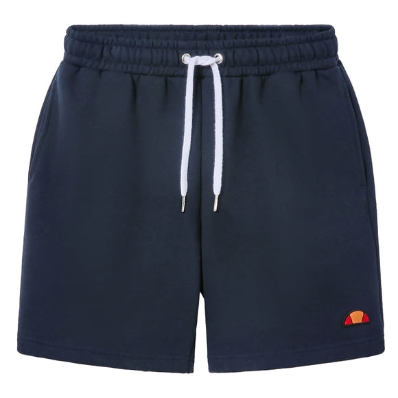 ellesse Pantalón corto de chándal para hombre - WEST PALM SHORT, ropa de estar por casa, bermudas, liso Azul oscuro L (Large)
