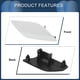 thumbnail image 5 of Cubierta de boquilla de lavaparabrisas del faro delantero derecho Unique Bargains No.5GG955110 Cubierta de recorte del parachoques para VW Golf MK7 VII 2013-2016 Plástico blanco 1 Pcs, 5 of 7
