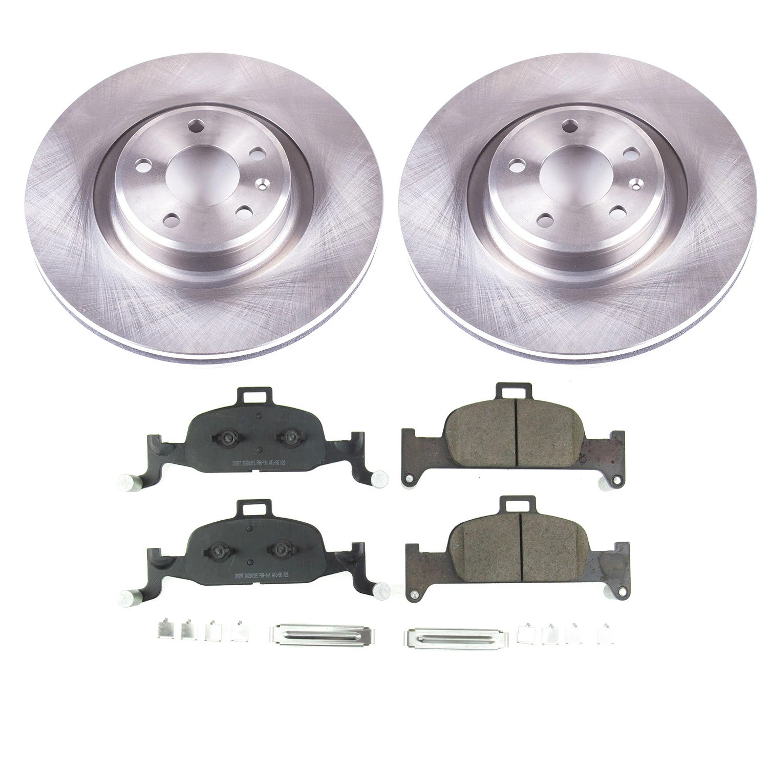 PowerStop Front Stock Replacement Brake Pad and Rotor Kit Fits: AUDI Select Models KOE9202