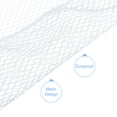 thumbnail image 3 of Unique Bargains 400mm 16 Inch Washable Dustproof Mesh Guard Net Fan Dust Cover White, 3 of 6
