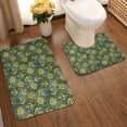 thumbnail image 2 of Xecao Marine Anchors And Compass 2-Piece Vintage Seamless Anti-Skid Mat Set, featuring a stylish pattern for a safe and elegant toilet rug experience, 2 of 6