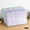 C, variant on A4 Clear Snap Button File Folder, Plastic Document Pouch, Durable Storage Bag for Exam Papers Official Files ID Cards Home Office School Daily Organization