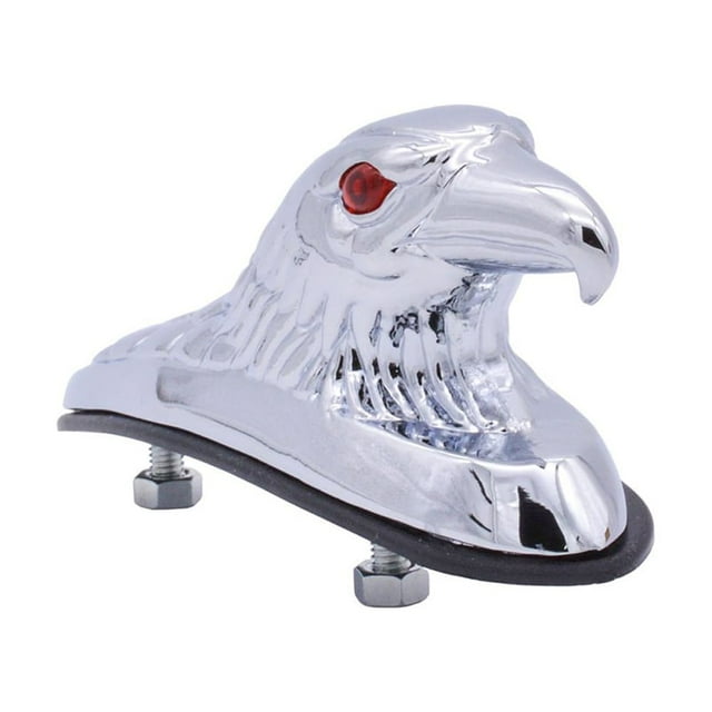 Guardabarros delantero Universal para motocicleta, estatua decorativa de cabeza de águila para marcos y accesorios de moto de cross ATV, capó de coche