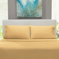 thumbnail image 7 of Clara Clark Split King Size Bed Sheets Set for Adjustable Beds - Deep Pocket 5 Piece - 1800 Hotel Luxury Soft Double Brushed Microfiber, Gold, 7 of 7