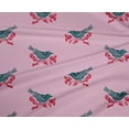 thumbnail image 4 of oneOone Polyester Lycra Fabric Branch & Bird Block Printed Fabric 1 Yard 56 Inch Wide, 4 of 4