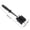 Black, variant on Ground Meat Chopper, BPA Free Heat Resistant Plastic Meat Masher with 5 Curved Blades, Non-Scratch Pan Safe Manual Food Crusher for Ground Beef Vegetable Fruit Mixing Home Kitchen Cooking
