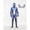 Royal Blue, variant on Classic Spider Cosplay Costume,Authentic Retro Red Blue Suit with Full Body Web Pattern,Classic Hero Costume for Anime Fans K'i'd's, Vermilion, XL