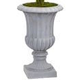 thumbnail image 4 of Nearly Natural 3 ft. Braided Boxwood Topiary Artificial Tree in Gray Urn UV Resistant (Indoor/Outdoor), 4 of 4