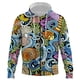 thumbnail image 1 of Sudadera con capucha de mundo submarino para hombre y mujer, con estampado 3D, informal, con cremallera, manga larga, estilo urbano, 1 of 6