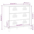 thumbnail image 4 of vidaXL Drawer Cabinet VIKEN Black Engineered Wood, 4 of 5
