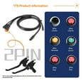 thumbnail image 6 of Electric Bicycle Controller with 1T5 Light Wire KT-15A Waterproof Sine Wave Controller Essential E-Bike Accessory, 6 of 7