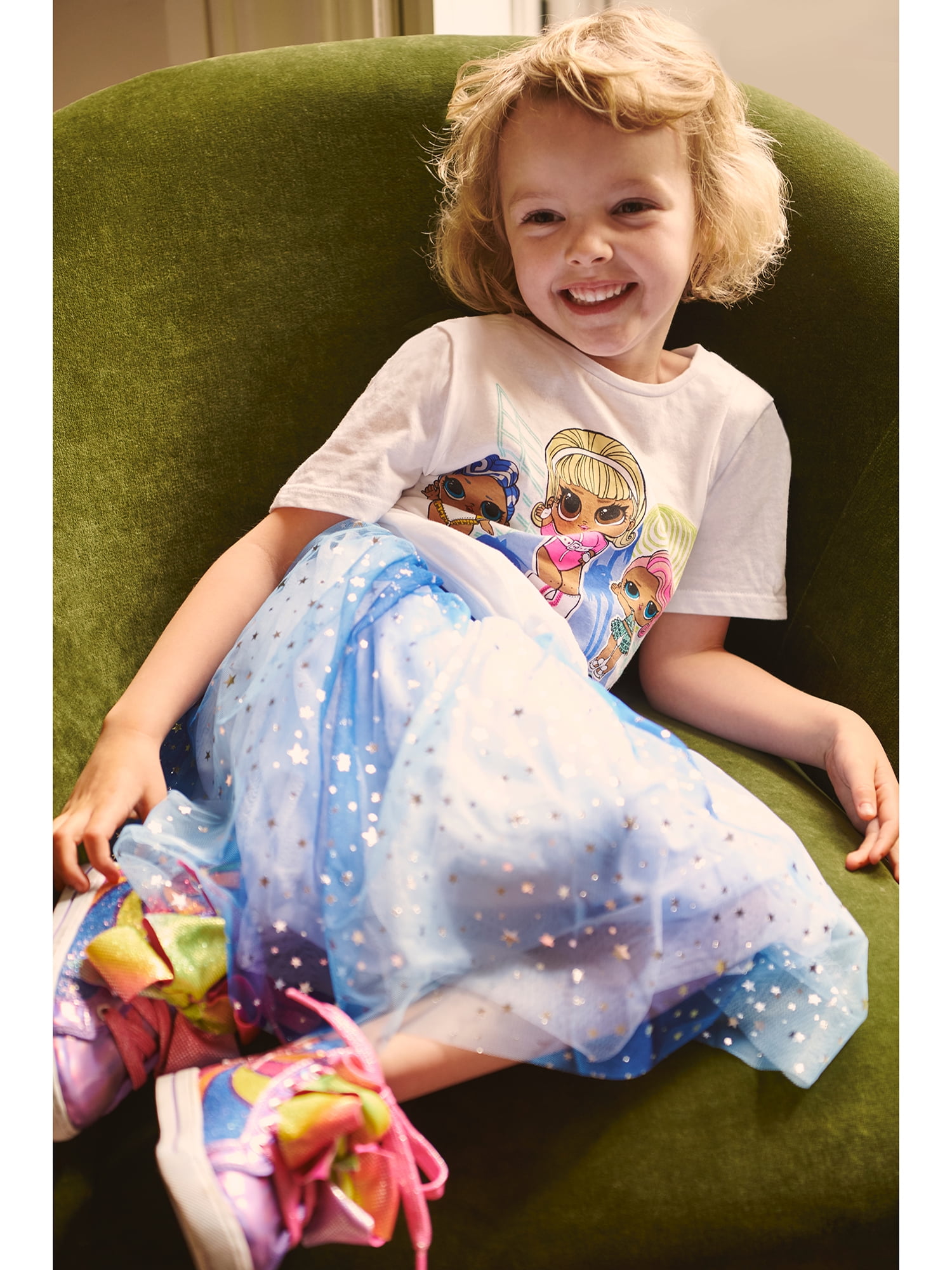 Nickelodon Jojo Siwa Toddler Athletic High Top Sneaker