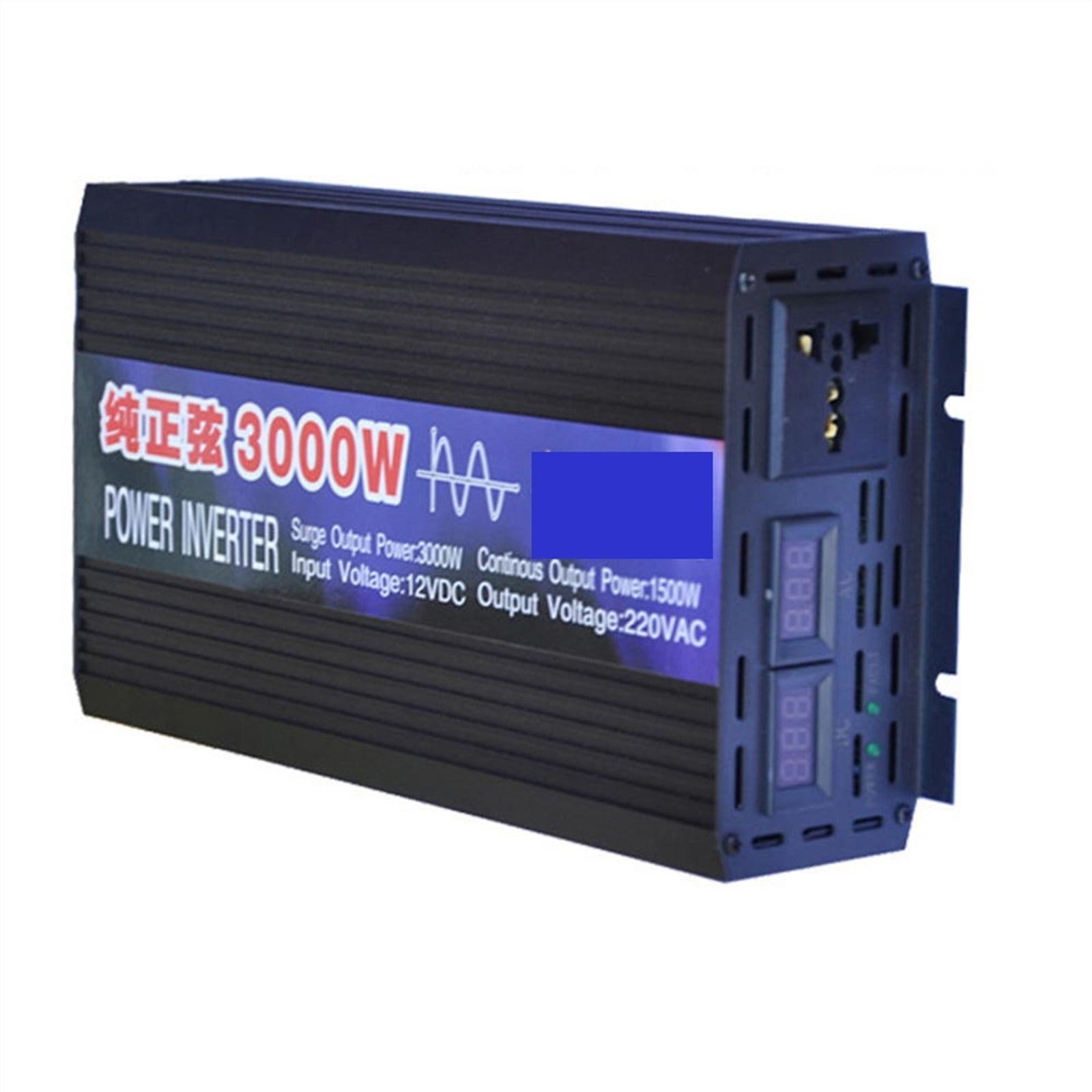 Pure Sine Wave Inverter 4000W 6000W 8000W Power Solar Car Inverter With LED Display DC 12V 24V To AC 110 220 Voltage Converter ,Safety