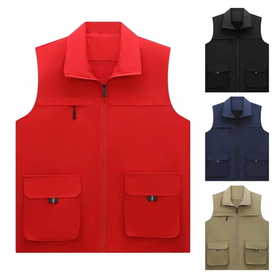 purcolt Womens Sleeveless Fishing Vests Full Zip Up Waistcoats Sleeveless Jacket with Multi Pocket for for Travel Hiking Running Golf