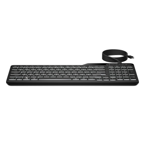 HP 400 Backlit Wired Keyboard