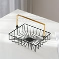 thumbnail image 5 of TFYZYY Fruit Basket Storage Rack Fruit Tray Organizer Snack Holder Candy Dish Iron Rack for Living Room Coffee Table, 20x20 cm, Home Décor, 5 of 6