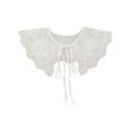 thumbnail image 1 of INSPIRE CHIC Detachable Fake Collar, Neck Ruff Mini Cape Choker False Dickey Collar for Blouse White-2, 1 of 5