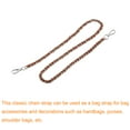 thumbnail image 3 of Uxcell Purse Chain Strap, 32" Purse Strap Shoulder Bag Replacement Strap, Brown&Silver, 3 of 6