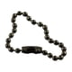 thumbnail image 4 of 20pcs Cadena Etiqueta de perro Collar Hombres Mujeres Acero inoxidable, 10cm Metal negro, 4 of 5
