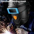 thumbnail image 2 of Welder Face Mask, Durable Plastic Welding Helmet with Ergonomic Handle for Grinding, Cutting, and Welding, Clear View, Safe and Comfortable Protection for DIY & Use, 2 of 8
