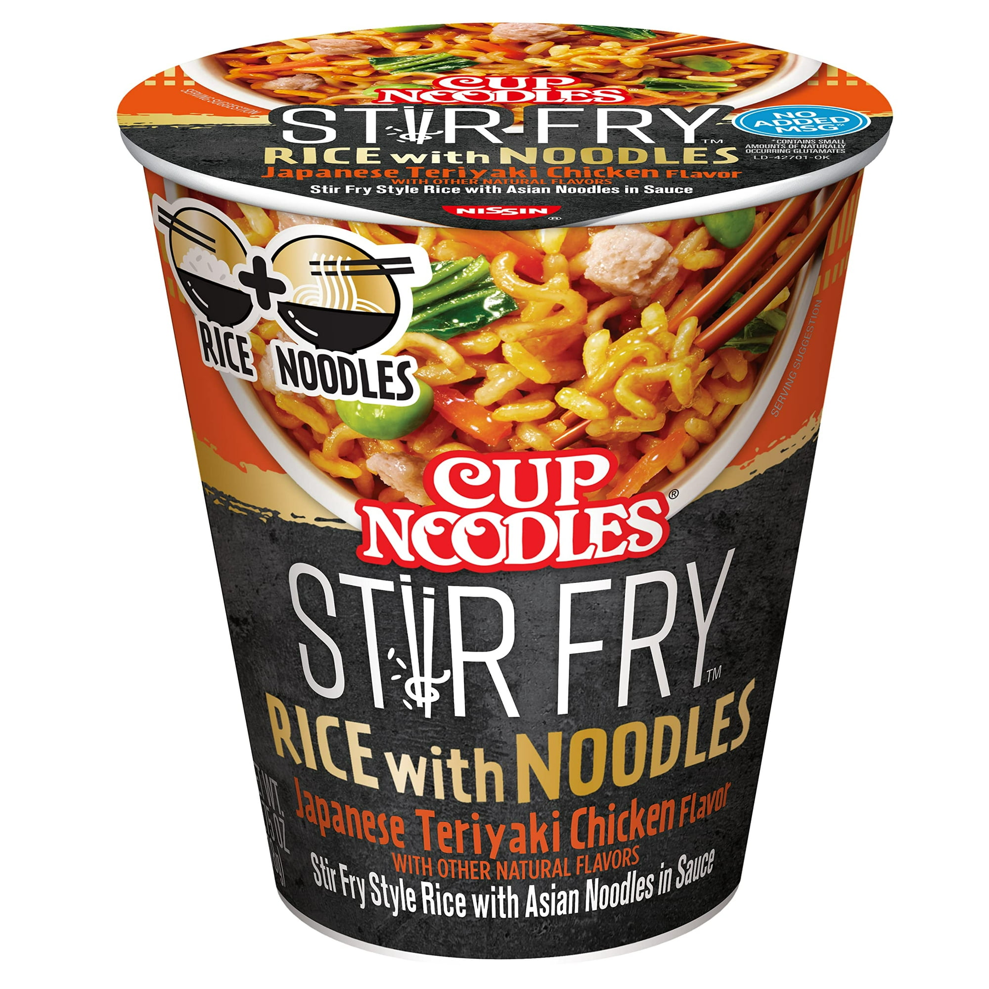 NISSIN STIRE FRY RICE & NOODLES JAPANESE TERIYAKI CHICKEN Cup
