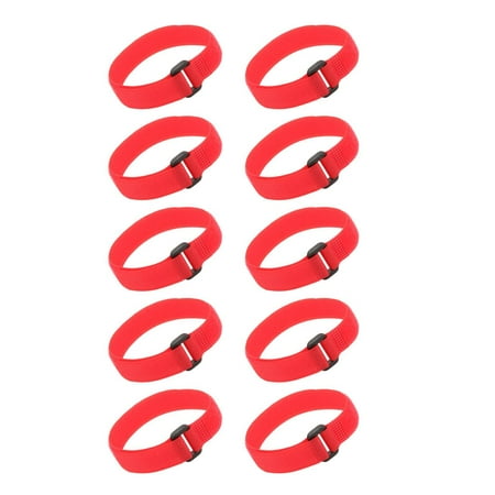 

10pcs Durable Straps Reusable Fastening Strap Roof Rack Lashing Webbing Rope Organizer - 2x30cm
