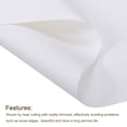 thumbnail image 4 of Uxcell 450x300mm Woven Table Place Mats White 6 Pack, 4 of 5