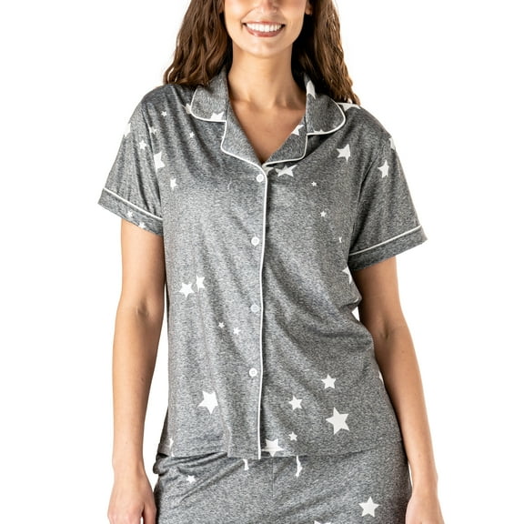 Hello Mello Stargazer Soft Pajama Lounge Shirt Top, Stargazer Medium/Large (Women's)