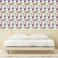 thumbnail image 3 of Ambesonne Floral Peel & Stick Wallpaper for Home, Pattern of Iris Flowers Art, 13"x72", Sage Green and Multicolor, 3 of 5