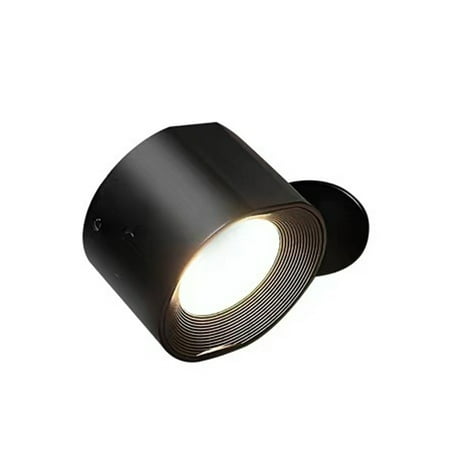 

PEACNNG LED Wall Sconce Wall Mounted Lamp with Rechargeable Battery Operated USB Port 3 Color Temperature & 3 Brightness Level 360°Rotate Magnetic Ball